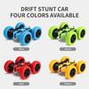 High-Speed 360° Remote Control Stunt Car with Lights - Double-Sided Tumbling Toy for Kids