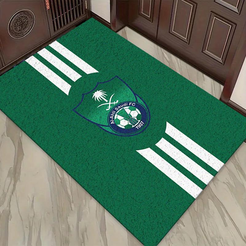 Tappeto Al Ahli FC per Soggiorno Camera da Letto Casa Decorazione Divano, Tappetino Antiscivolo per Giochi Bambini