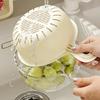 Plastic Drainage Basket Multipurpose Kitchen Tool Set With Detachable Layers For Washing And Draining Food