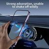 Supporto per telefono cellulare da auto con assorbimento del vuoto, forte supporto magnetico per telefono cellulare, rotazione a 360°, supporto universale stabile con ventosa per iPhone Magsafe
