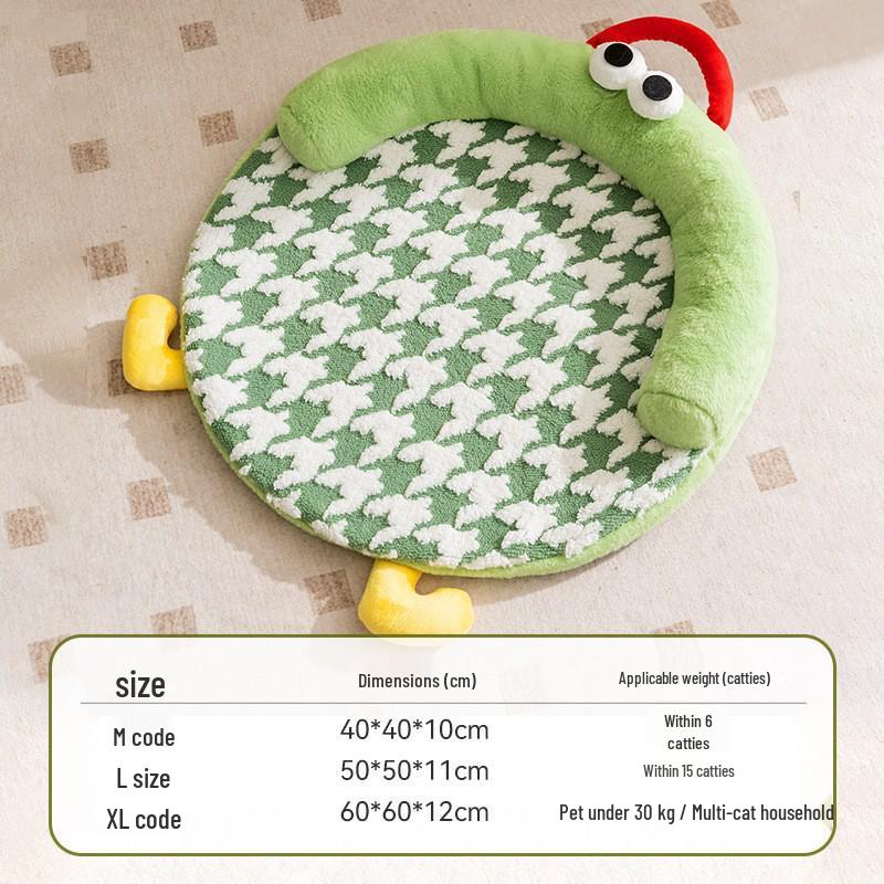 Cross-Border Dog Bed: Cozy Autumn/Winter Nest for Small Dogs & Cats