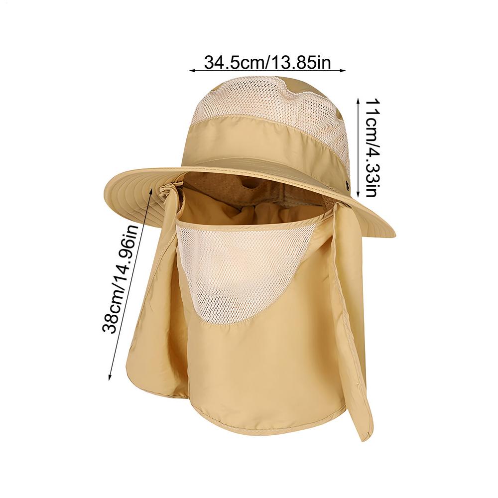 Sun Hats UV Guard Face Neck Cover Fishing Sun Protection Cap Bucket Hats Sun Hat Sun Protection for Fishing Hiking Beach