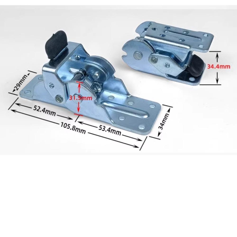 Self Locking Hinge 180 Degrees Easy To Use Hardware Parts Lock Extension Support for Sofa Leg Garage Tables Workbench Chair