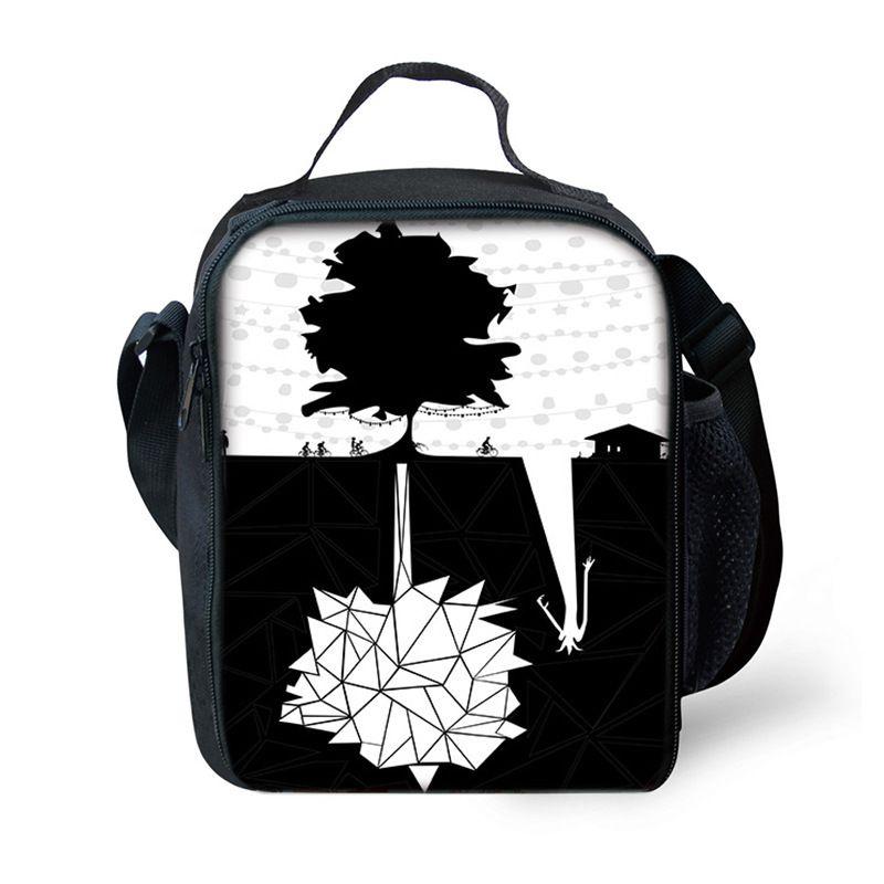 Stranger Thing Insulated Lunch Bag For Kids And Students With Adjustable Strap Perfect For Picnics And Outdoor Adventures