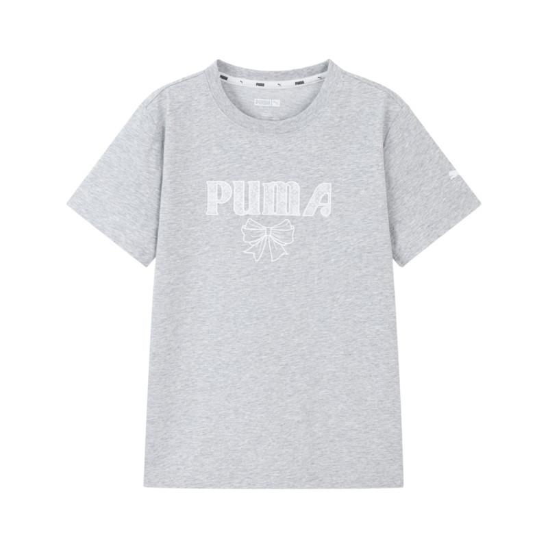 PUMA T Shirt Sportstyle SS25 Light Heather Gray 00101 Children Aged 3 7 Years Old 353225117001-00101 110