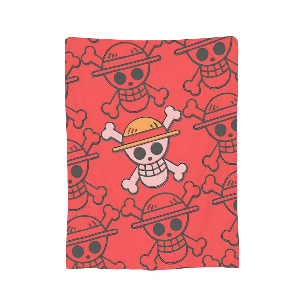 Zoro Wanted Luffy Anime Blanket Flannel Throw Blanket Bedroom Sofa Printed Ultra-Soft Warm Bedsprea,