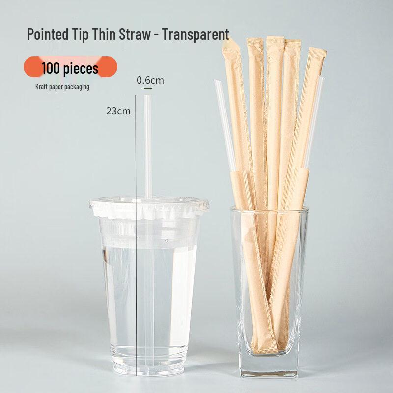 Ru Han Disposable High-Temperature Thin Drinking Straws