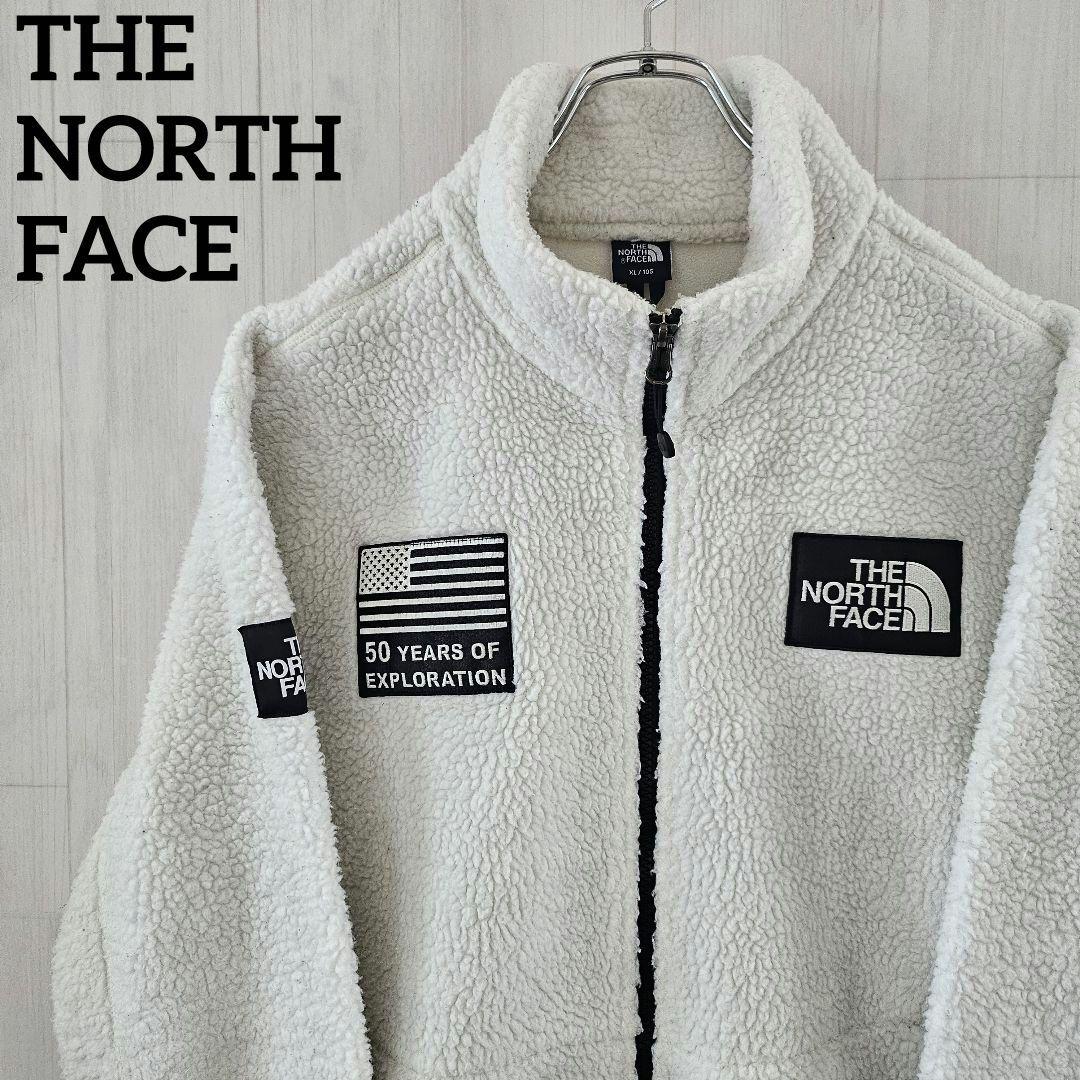 

[Б/У] Редкая флисовая куртка The North Face Boa, Эксклюзив для Кореи, Мужская, XL, Белая