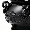 Halloween Cauldron Decorations LED Bubble Light Decor, Color Changing Witch Potion Lamp with Simmering Display Purple Light, Spooky Gothic Tabletop