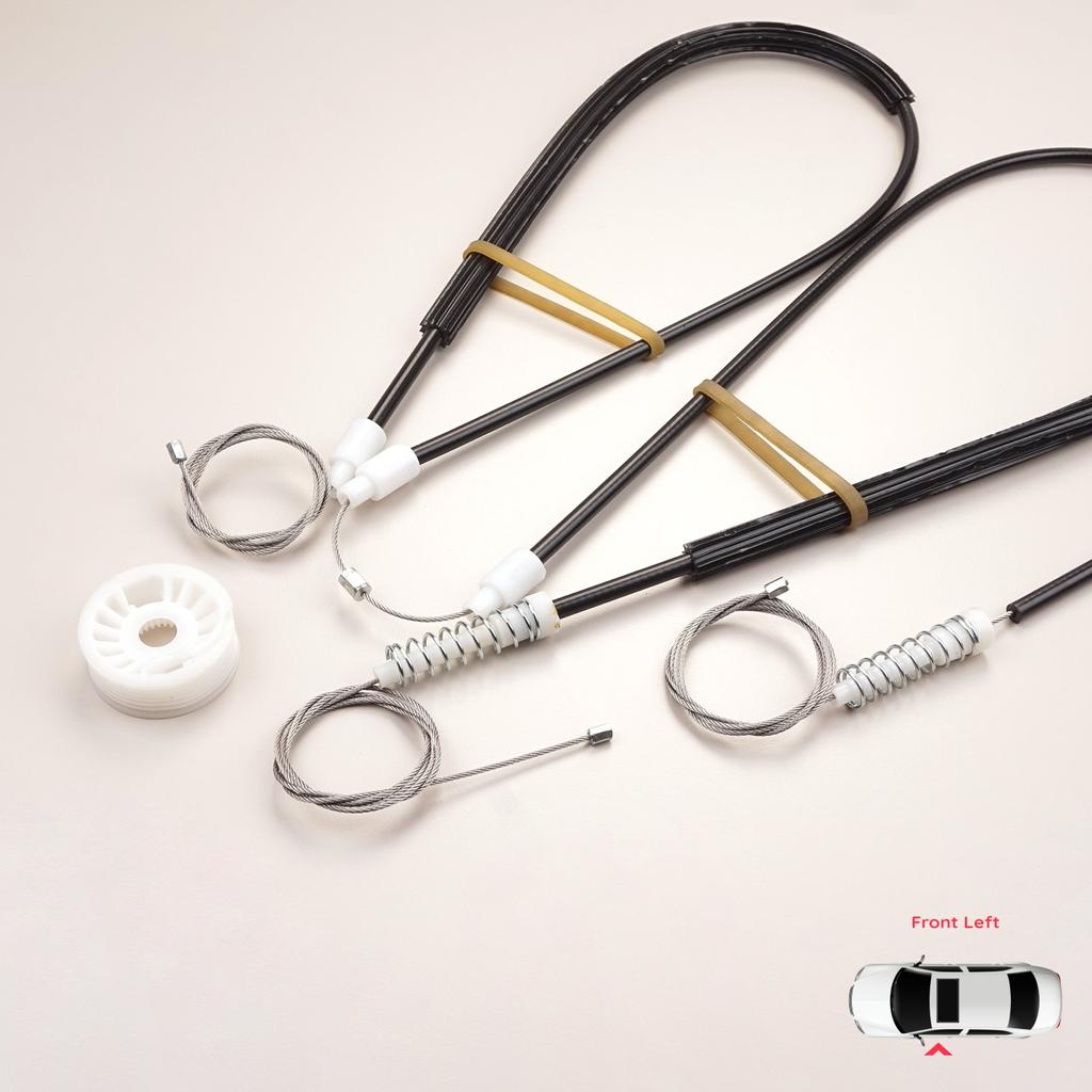 BWR1205 Electric Window Lifter Regulator Repair Kit Front Left for Peugeot 206 CC 2D T16 2000-2008 2-Door Coupe Cabrio 9221Y3