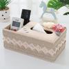 Multi-functional Tissue Box with Remote Control Storage for Living Room