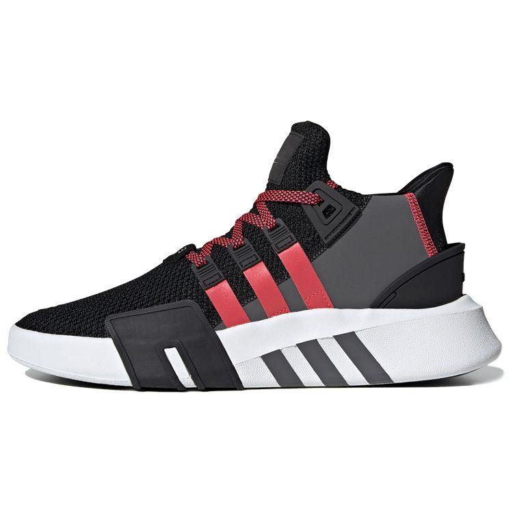 Adidas Originals Eqt Bask Adv Fabric Retro Shock Absorbing Non-Slip Breathable Low-Top Lifestyle Casual Shoes Unisex sneaker Black Gray Red BD7777