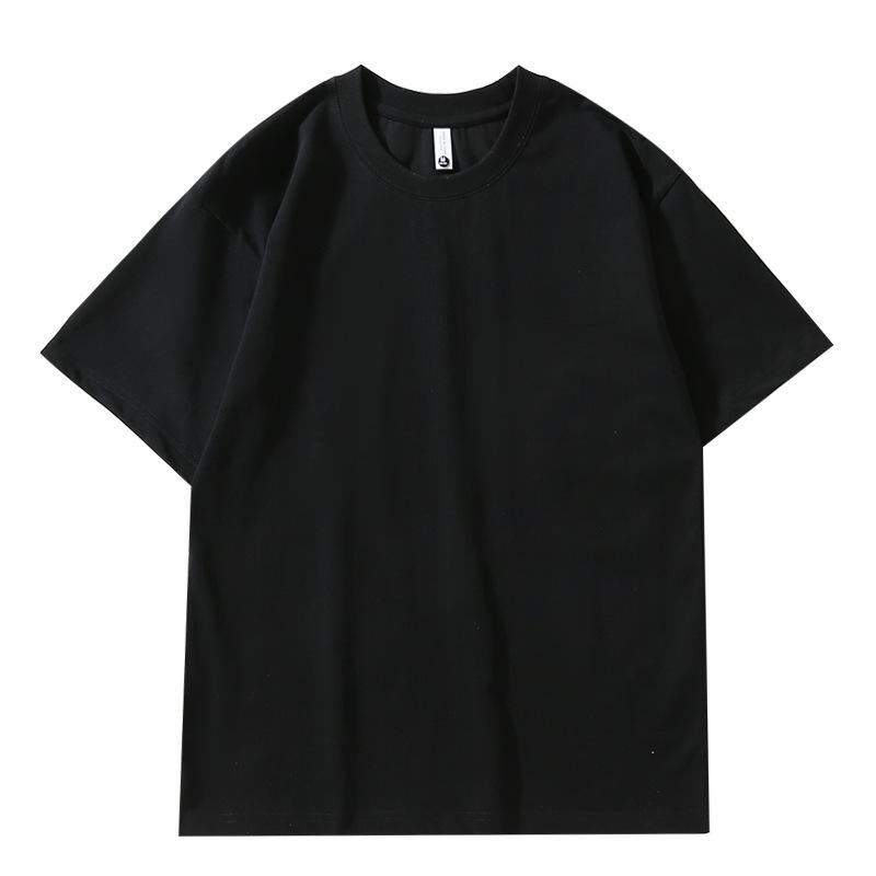 

Men s Oversized Loose Fit Crew Neck T-Shirt - Soft Cotton Casual Short Sleeve Top 3XL чорний