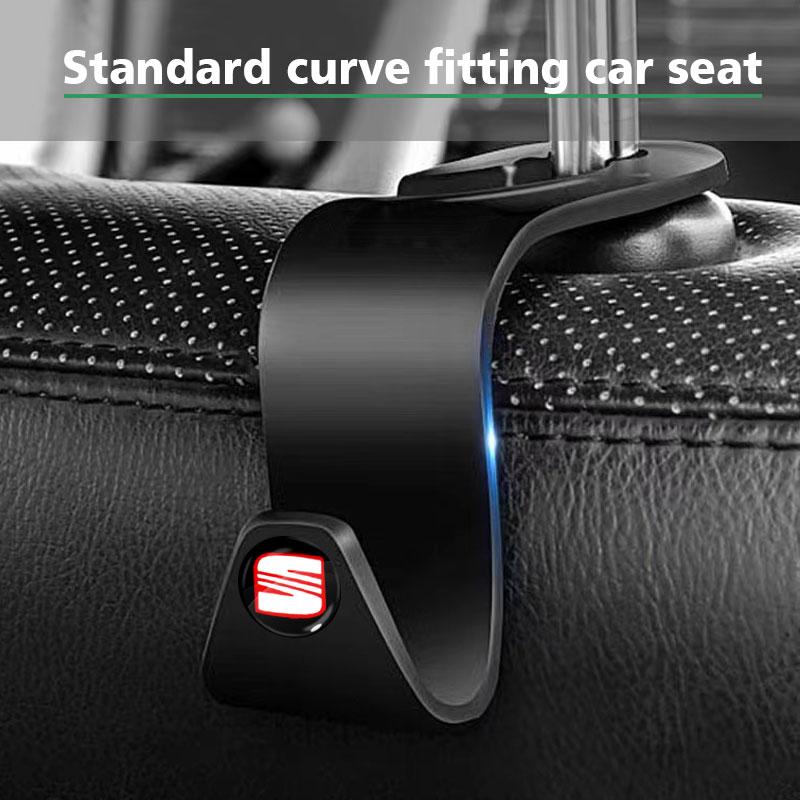 Auto Seat Headrest Hook Storage Hanger Car Interior Accessories For SEAT Leon 5F Ibiza 5 6 MII Altea Toledo 3 Cordoba Alhambra