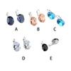 1 Pair Metal Women Earring Portable Glossy Electroplated Fashionable Ladies Wedding Party Eardrop Birthday Gift