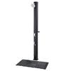 35L Solar Heated Shower, 195cm Showerhead Height Outdoor Shower, with Floor Kit & Foot Faucet, Hot & Cold Water Adjustment, Freestanding for Backyard