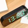 Simple USB Plug Battery Dual Purpose Home Silent Electronic Desktop LED Digital Display Makeup Mirror Alarm Clock