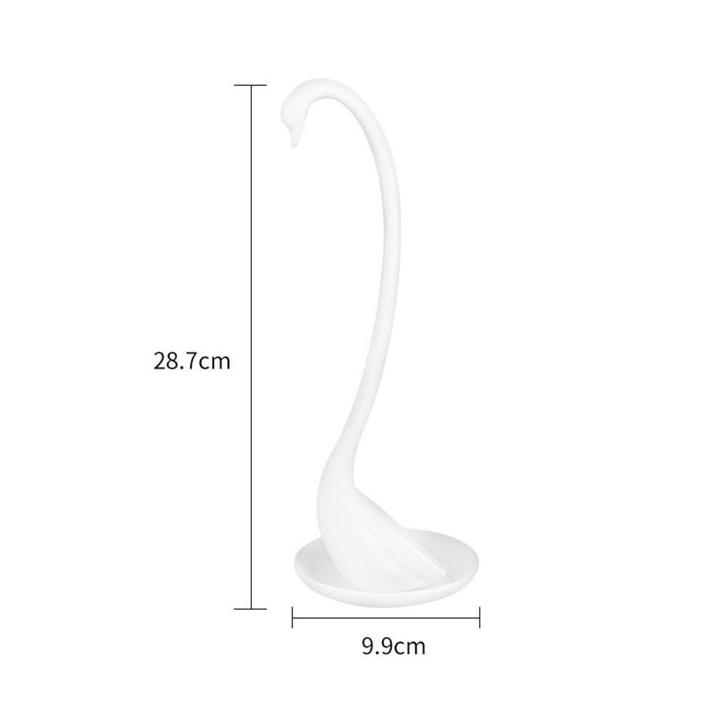 

Креативная ложка для супа в форме лебедя, с длинной ручкой, ложки-монстры для каши с подставкой, кухонные инструменты для приготовления пищи, посуда