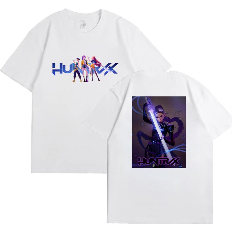 

T-Shirts Unisex Fashion Print Pattern T-Shirt Reversible Print Short Sleeve Casual T-Shirt Loose Cotton Top XXXL