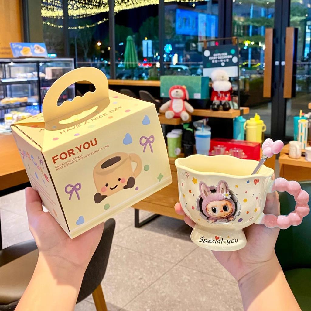Bubu Tasse Hoher Erscheinungsgrad Keramik Mädchen Paar Geburtstagsgeschenk Wasserbecher Souvenirgeschenk Cartoon