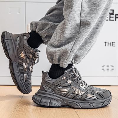 New Fashion Men 's Four Seasons Comfortable Thick Sole Shoes Students Boys GirlsTrending Soft Sole Breathable Casual Running Sneakers