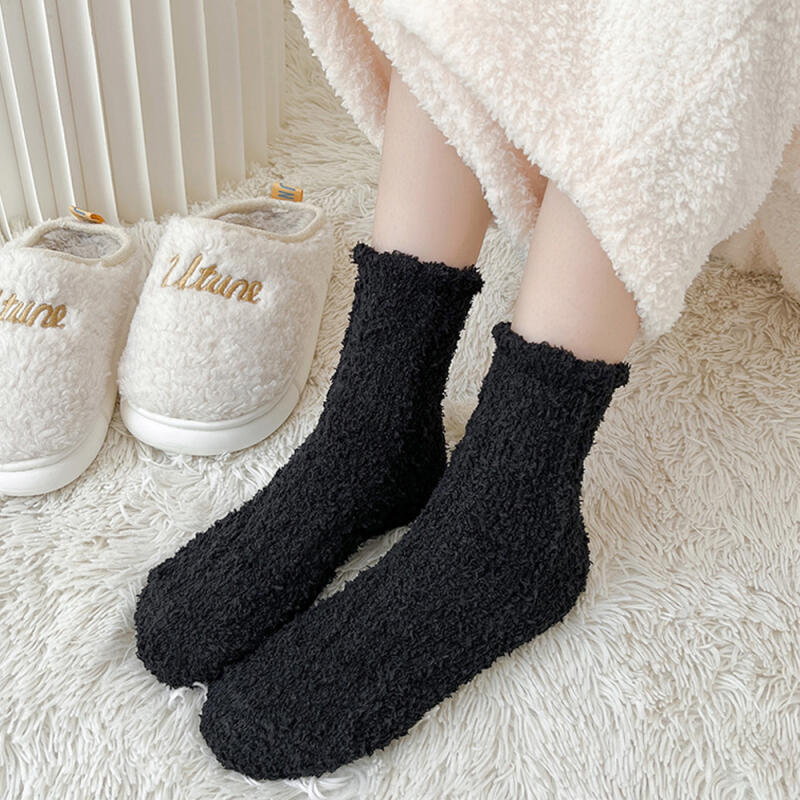 

5 пар женских мягких носков для сна с перекрутом 5 pairs of white