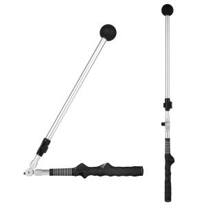 Portable Golf Swing Trainer Lightweight Adjustable Golf Swing Trainer Aid With Ergonomic Grip For Beginners