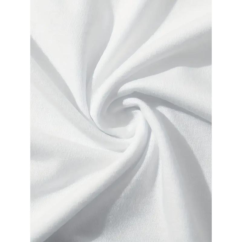 Cotton Short Sleeve T-Shirt for Restaurant Use, Durable and Lightweight, Featuring Inspirational Design, Comfortable Fit, Ideal for Casual Wear,