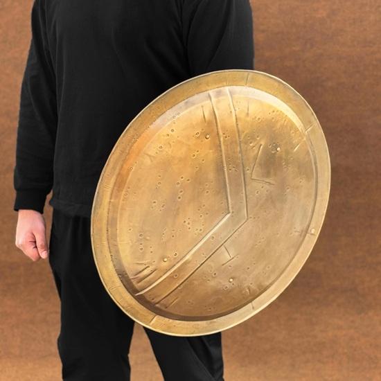 Warrior 300 Spartan War Shield King Leonidas Metal Shield Medieval LARP Cosplay Shield Display  Halloween Costume Armor