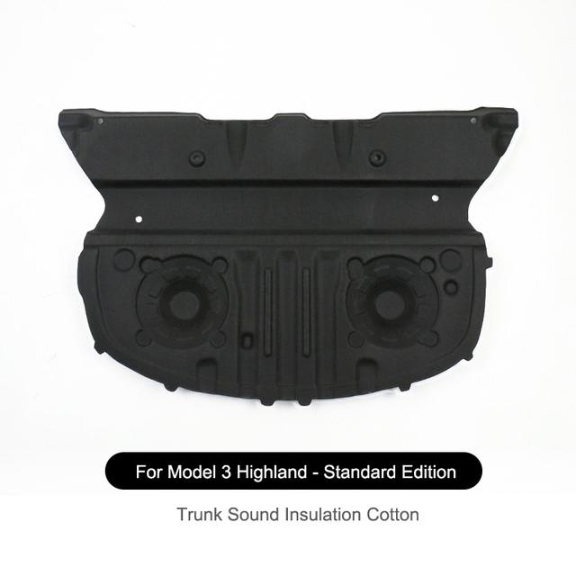 Für Tesla Model 3 2017-2023 Vorderer Kofferraumdeckel Schalldämmung Baumwolle Innenhaube Frunk/Kofferraum Schalldichte staubdichte Baumwollmatte