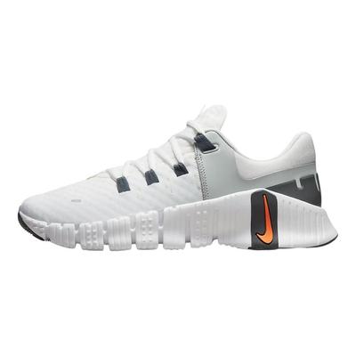 Free Metcon 5 White Bright Mandarin Men Sneakers Summit-White Light-Silver Iron-Grey DV3949-101