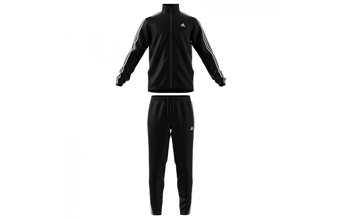 Adidas Casual Sportswear Men s Black Stand Collar Moderate FS4323 M