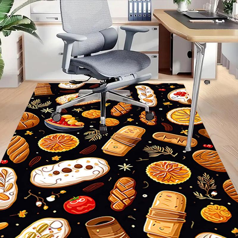 1PC Bread Pastry Anti-slip Carpet, Suitable for Office, Bedroomand Playrooms. It Can Also Be Used As a Sofa Footrest cover-R98