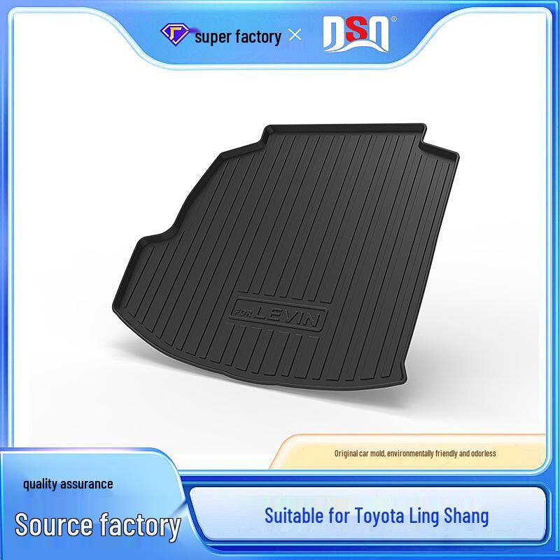 

Коврик в багажник Toyota Ling Shang (2021-2023 гг.) - Экологичный, Водонепроницаемый ТПЭ Black TPE