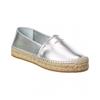 Ferragamo Alma Leather Espadrille Silver