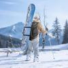 Ski Boot Bag, 70L, Snowboard Boots Travel Backpack for Men Women, with Waterproof Exterior & Bottom, Durable 1680D Oxford, Bag for Skis, Snowboard,