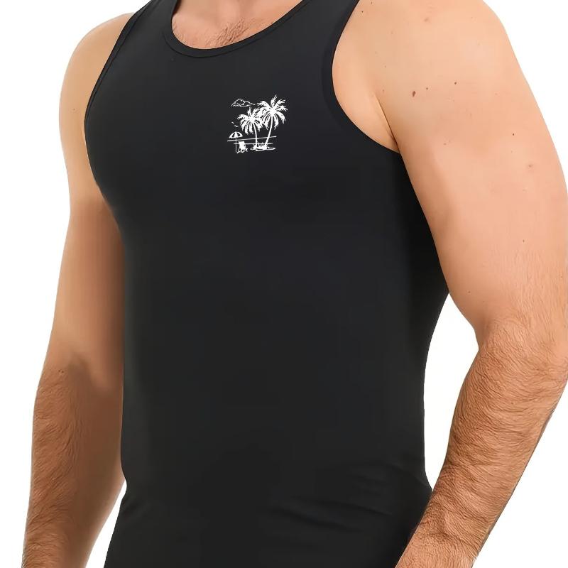 

Мягкая и дышащая мужская майка XXL чёрный