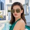 Box Sunglasses Women'S Trendy Metal Chain Glasses Legs Sunglasses Men'S Trendy Glasses