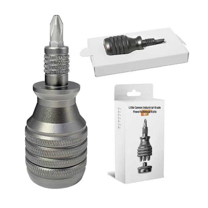 7-in-1 Industrial Grade S2 Screwdriver Set with Phillips, Slotted & U-Type Bits for Household Repair