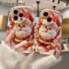 Phone Case: 2D Flat Design Suitable for iPhone 18 17 16 15 14 13 Pro Protective Case, Santa Claus, Christmas and Halloween, Perfect Holiday Gift