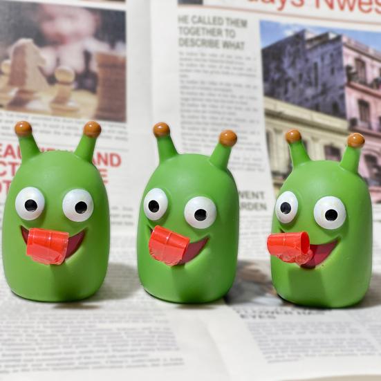 Fidget Toy Novelty Adorable Animal Design Stress-Relieving Sticking Tongue Out Worm Toy for Kids Adults