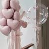 32 st Bobo-ballongset Babyrosa hjärtformade ballonger DIY mini-rosett för dusch, födelsedag, frieri, bröllop, ballongdekorationer