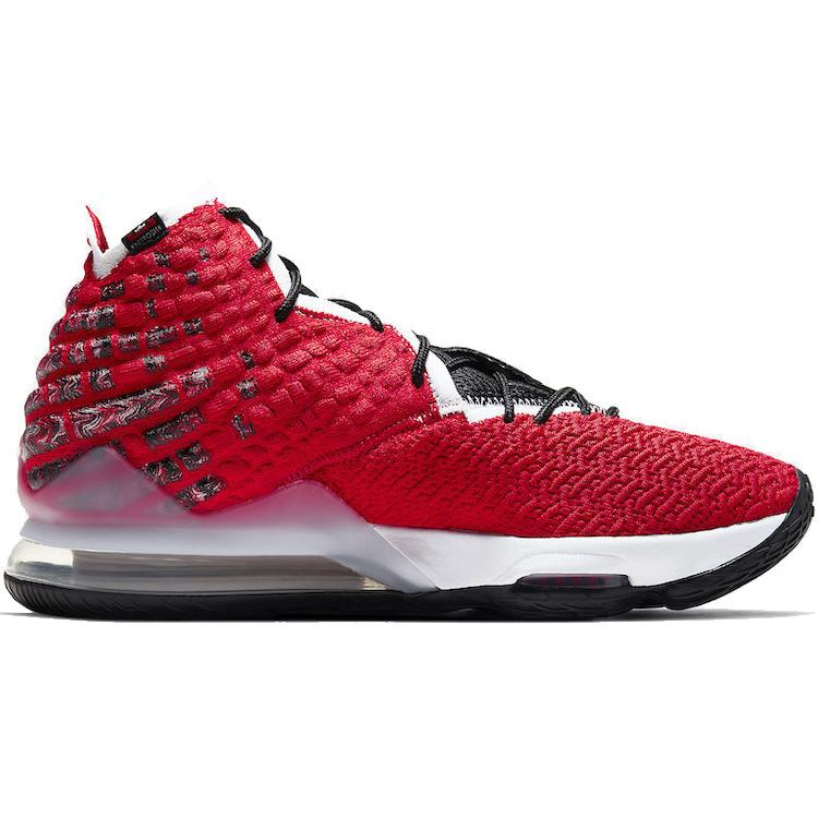 Nike LeBron 17 EP 'Air Max Uptempo' (Unisex) University Red / White / Black Basketball Shoes BQ3178 601