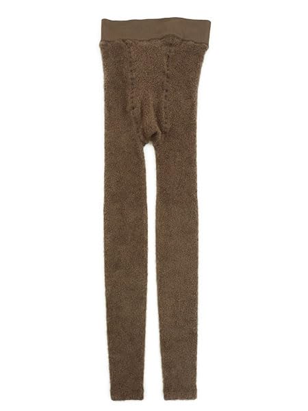 Gunze Compression Comfortable Fluffy Slimming Legs UCHI-COLLE Leggings, Stomach, Warm, Material,