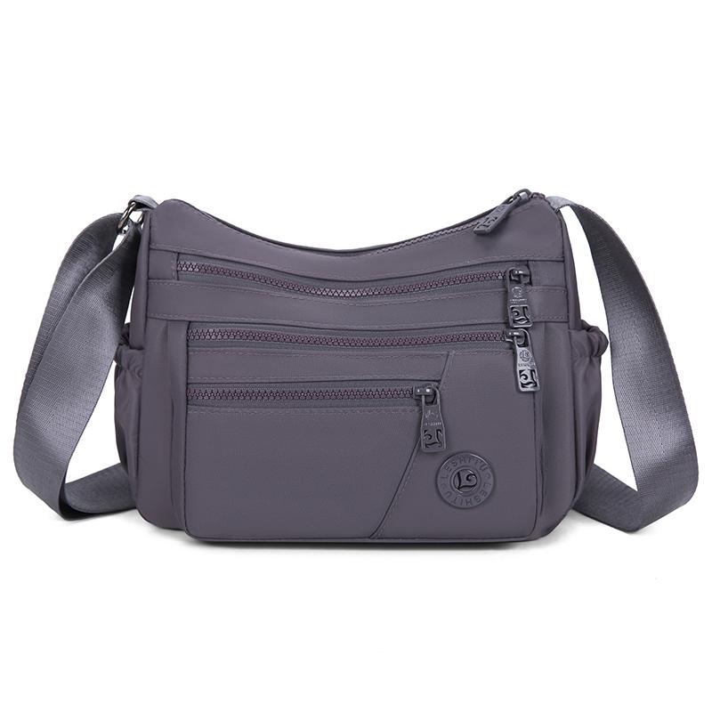 Waterproof Nylon Multi-layer Ladies Crossbody Bag Casual Shoulder Bag for Middle-aged and Elderly Women Large Capacity Bag