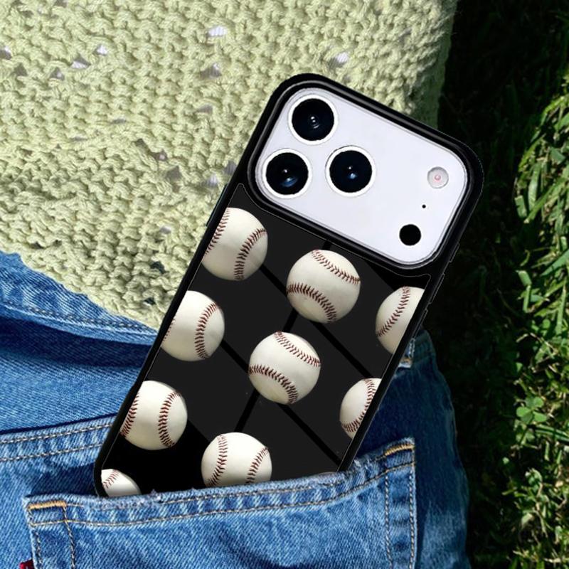 Baseball Texture Image Phone Case Cover for IPhone 11 12 13 14 15 16e 17 Pro Max Coque for IPhone 17 Air