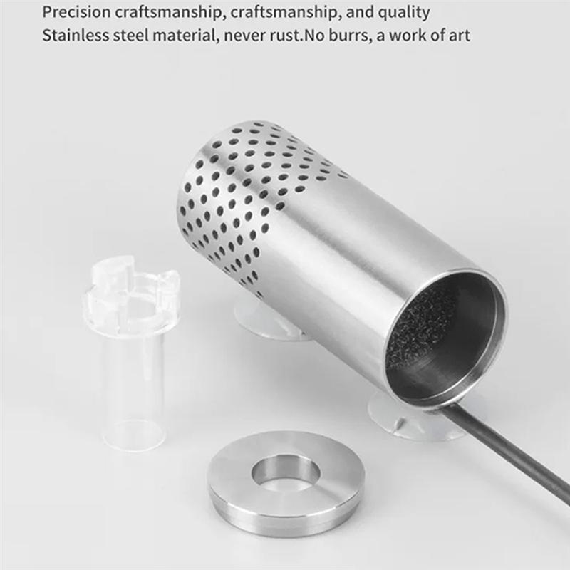 Stainless Steel Aquarium Electric Oil Removal Film Membrane Fish Tank USB Filter Self-Priming Floating Head Oil Processor