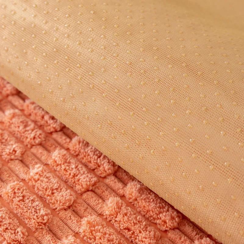 Sofa Mat Universal for All Seasons Sofa Dust Cover Winter Anti Slip Cushion Warm Thickened Corduroy Ear of Wheat Cushion Cover