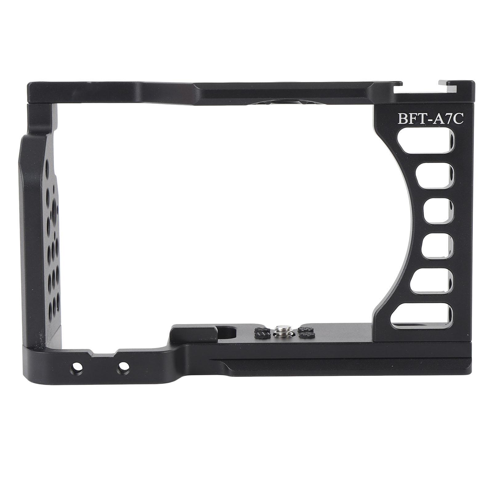 

Алюминиевый сплав каркас камеры для A7C с 14-дюймовыми 38-дюймовыми отверстиями для винтов крепление холодный башмак вертикальная съемка