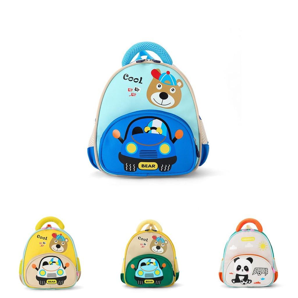 Kids Double Shoulder School Bag With Curved Straps For Toddler Learning